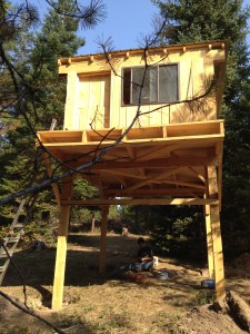 Given A Gift ~ The Mountain Boy Tree House on Stilts