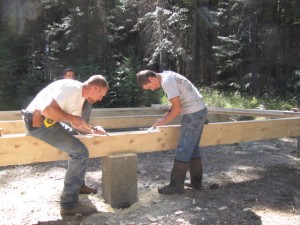 Given A Gift ~ Mountain Man and Mountain Boy are chiseling away